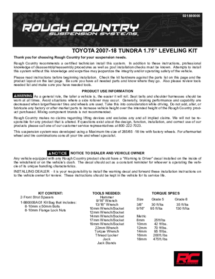 Installation Manual